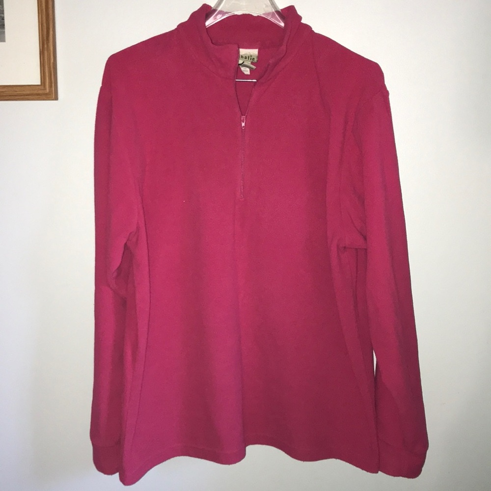 Fuchsia fleece